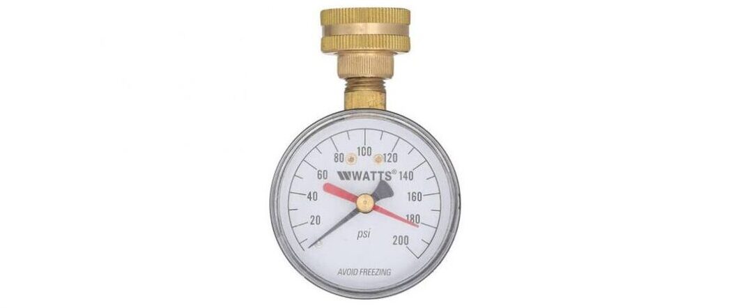 Water pressure gauge
